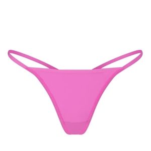SKIMS t-string thong in Neon orchid PN-THG-0070